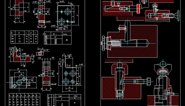 Bản vẽ cơ khí Đồ gá tổng hợp bằng Autocad - Ảnh 2